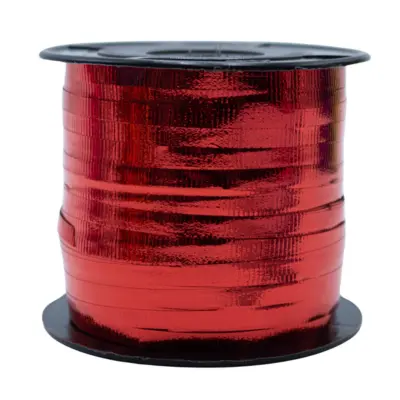CURLING METALICO 100M ROJO 04