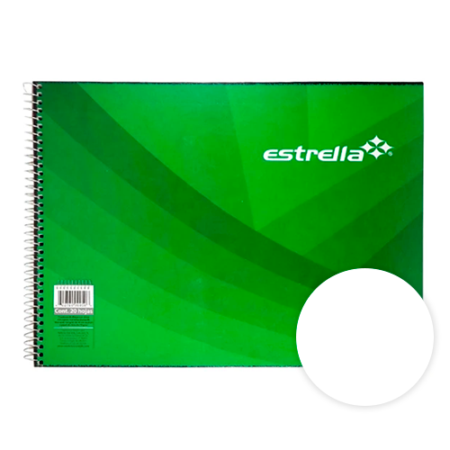 CUADERNO DIBUJO MARQUILLA 20H ESTRELLA 050