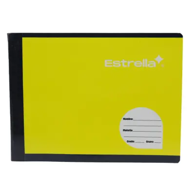 [602760006546] CUADERNO ITALIANO COSIDO DR 100H ESTRELLA 654
