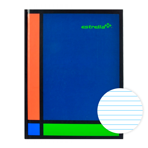 LIBRETA PASTA DURA 1/4 FRAN 96H ESTRELLA 078