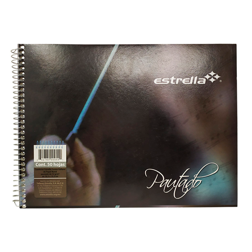 [602760000551] CUADERNO PAUTADO ITAL 50H ESTRELLA 055