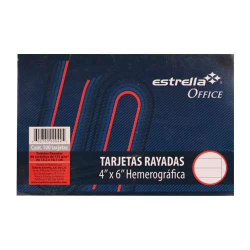 FICHA 4X6 RY C100 ESTRELLA