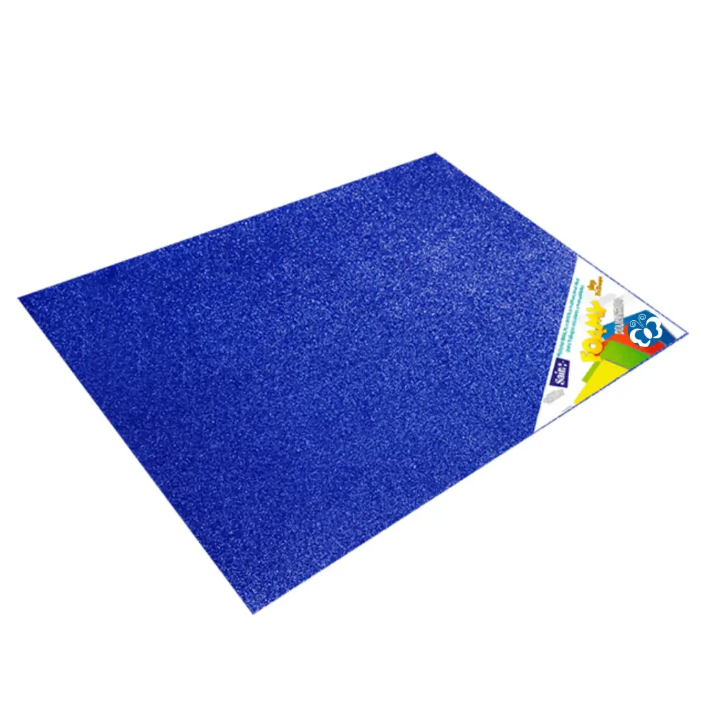 FOMIX CARTULINA DIAMANTADO AZUL COBALTO 03