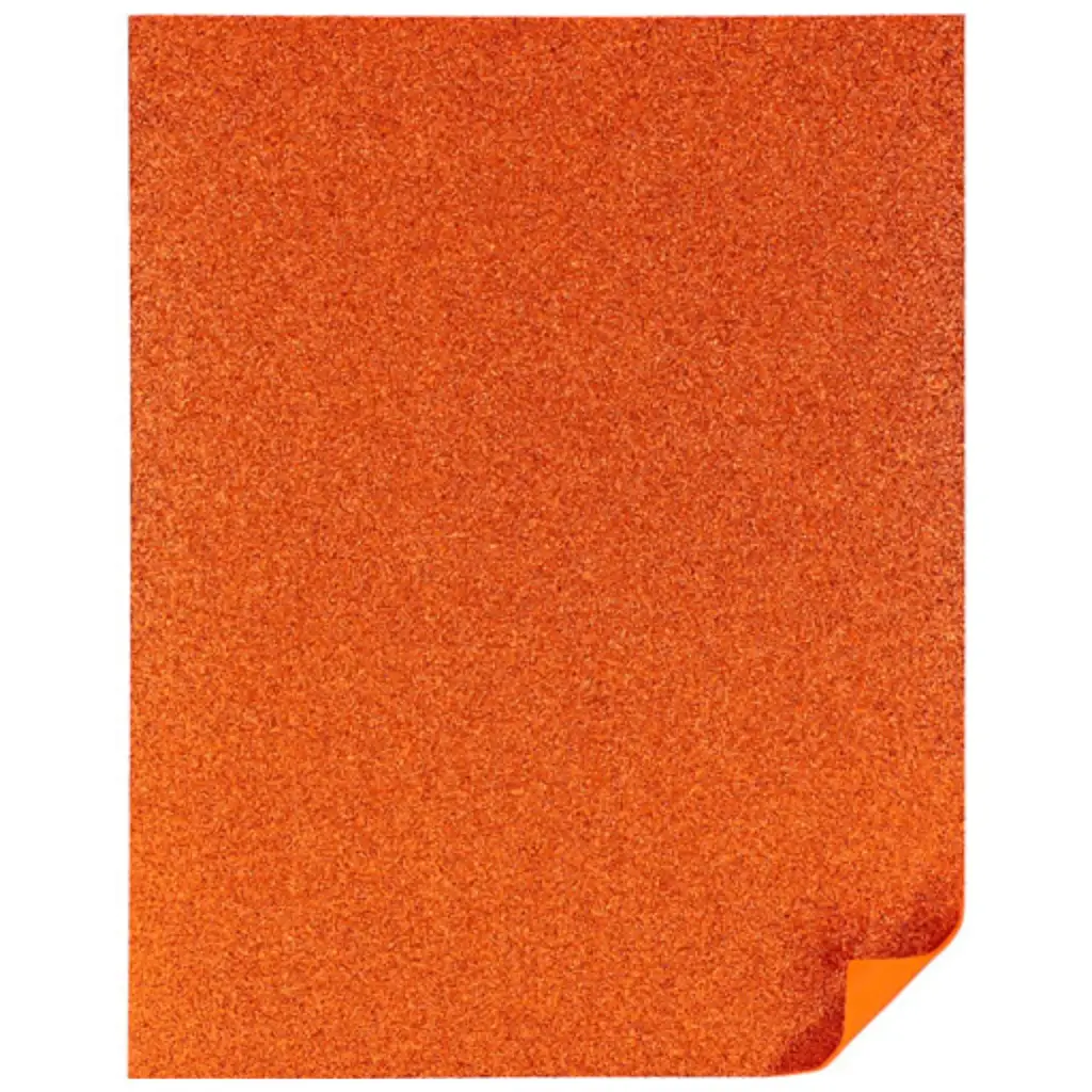 FOMIX CARTULINA DIAMANTADO NARANJA 22-120