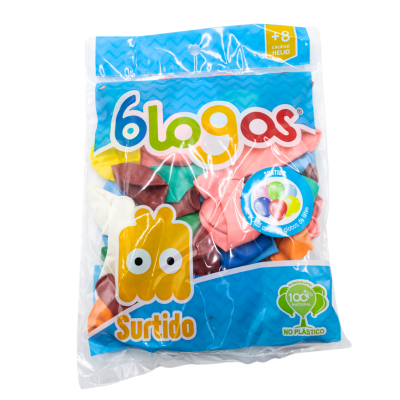 GLOBOS 9 SURTIDO C50 BLOGOS