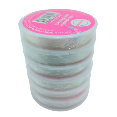 [7506305163264] HILO ELASTICO TRANSPARENTE .50MM 25M