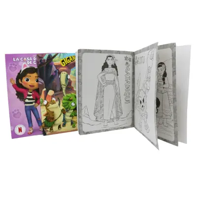 LIBRO COLOREAR PERSONAJES 16H