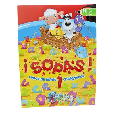 [9685229000256] LIBRO SOPAS DE LETRAS Y CRUCIGRAMAS 1