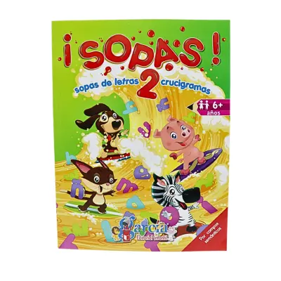 LIBRO SOPAS DE LETRAS Y CRUCIGRAMAS 2
