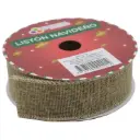 LISTON NAVIDAD YUTE NATURAL R102002-1