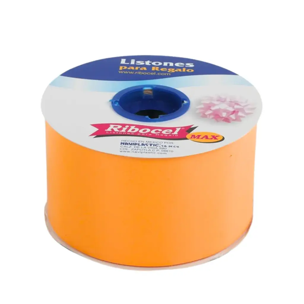 LISTON RIBOCEL 22 LISO NARANJA 27
