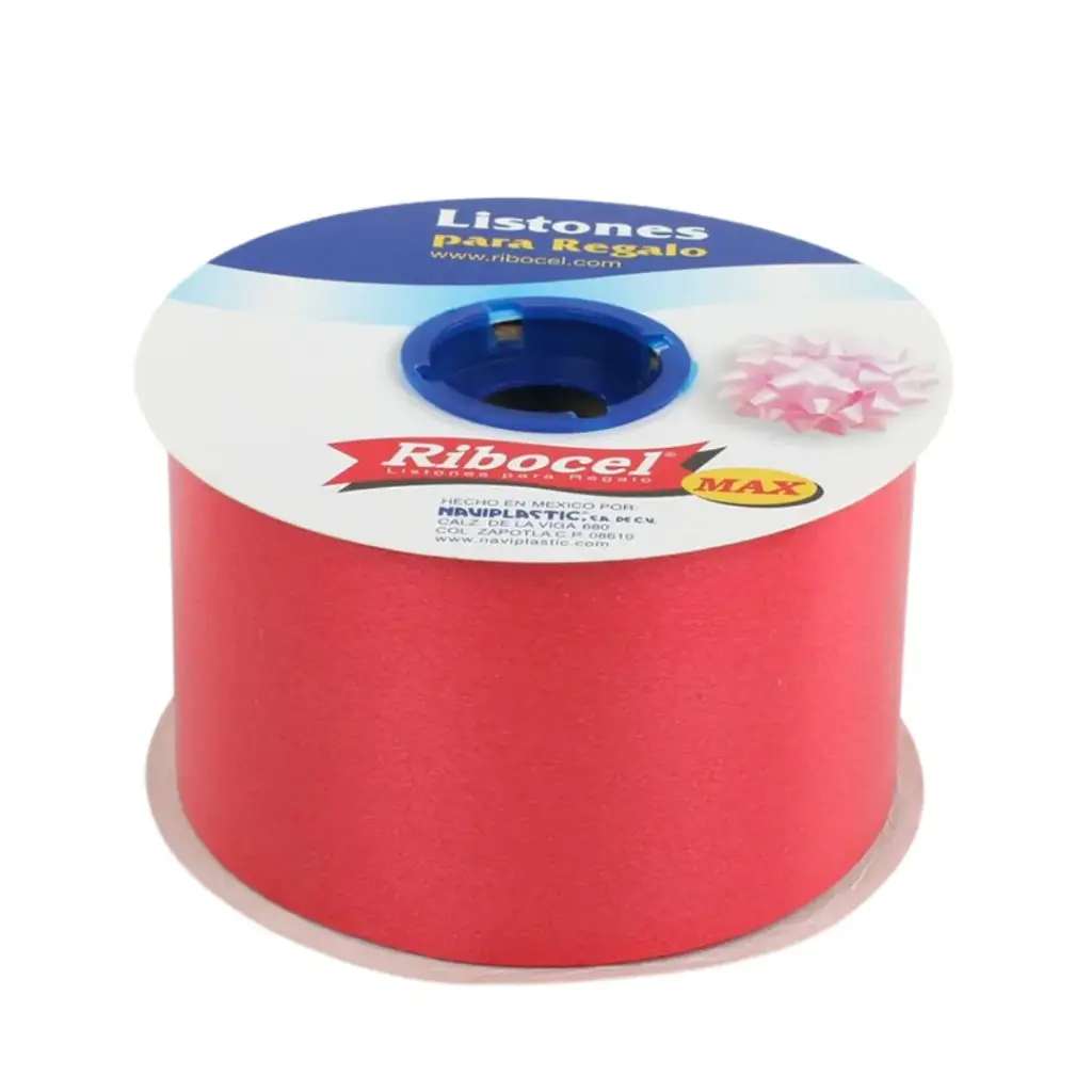 [7501012175449] LISTON RIBOCEL 22 LISO ROJO 04