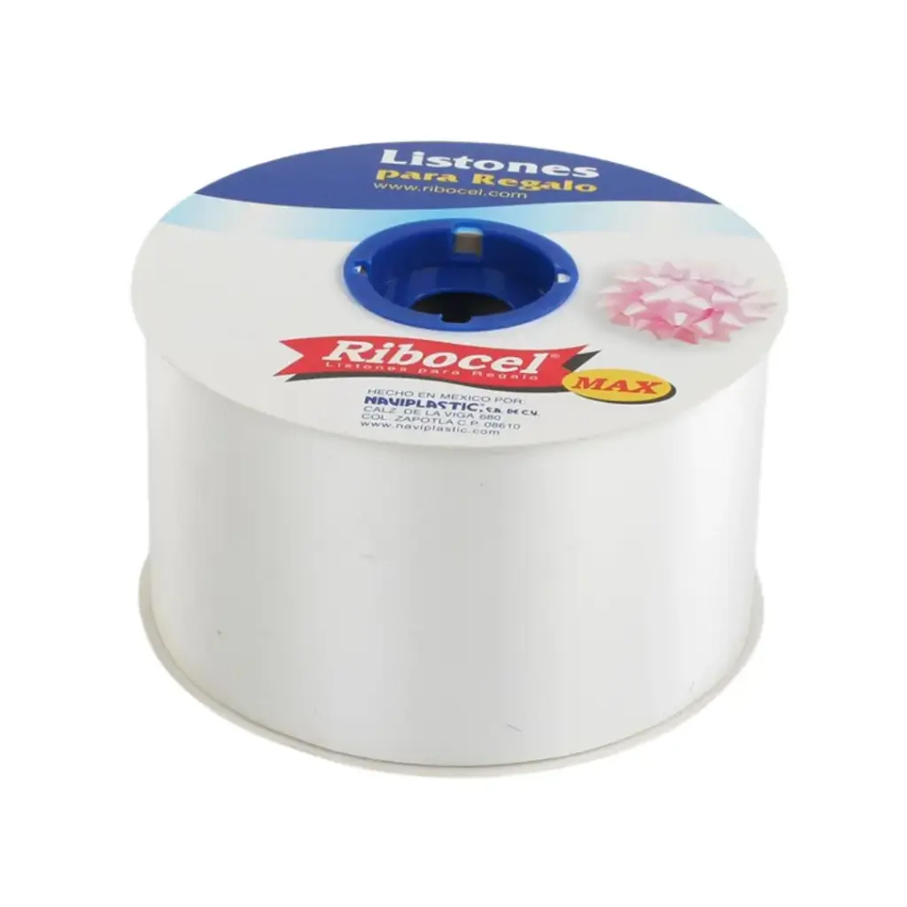 LISTON RIBOCEL 22 LISO BLANCO
