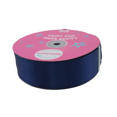 LISTON SATIN #9 (3.8CM) 50Y AZUL MARINO 371