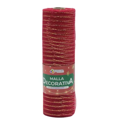 [7777601201022] MALLA PLASTICA DEC RYDA ROJO R601201-2