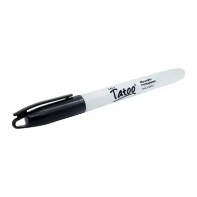 [7501174961119] MARCADOR PERMANENTE FINO NEGRO BACO TATOO