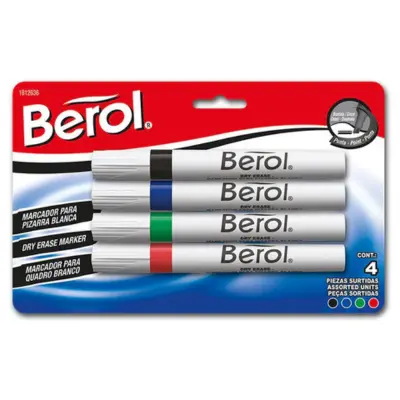 MARCADOR PIZARRON BEROL C4