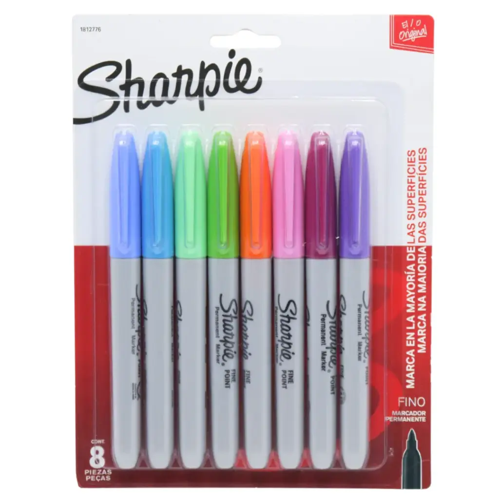 [071641051508] MARCADOR PERMANENTE FINO C8 SHARPIE FASHION