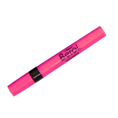 [17581RS] MARCATEXTO BEROL ROSA