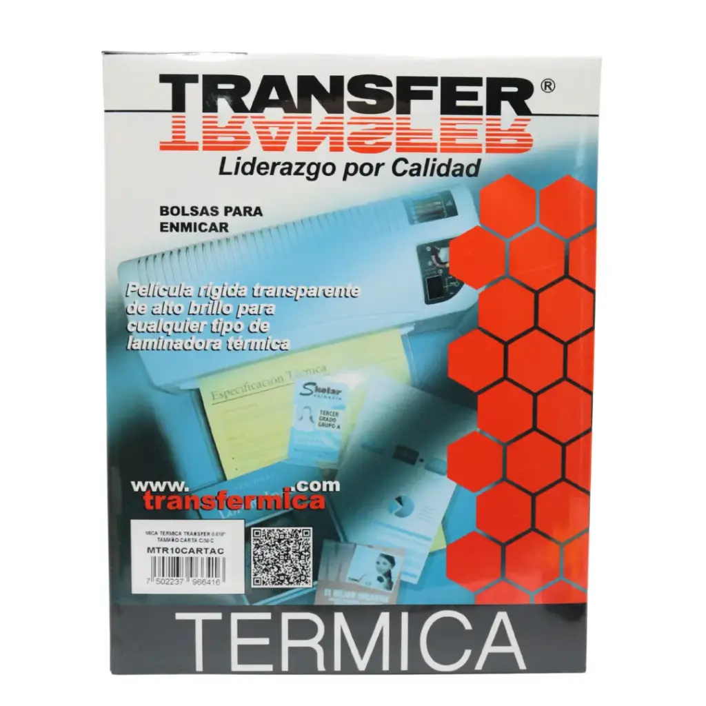 MICA TERMICA CARTA 10" TRANSFER