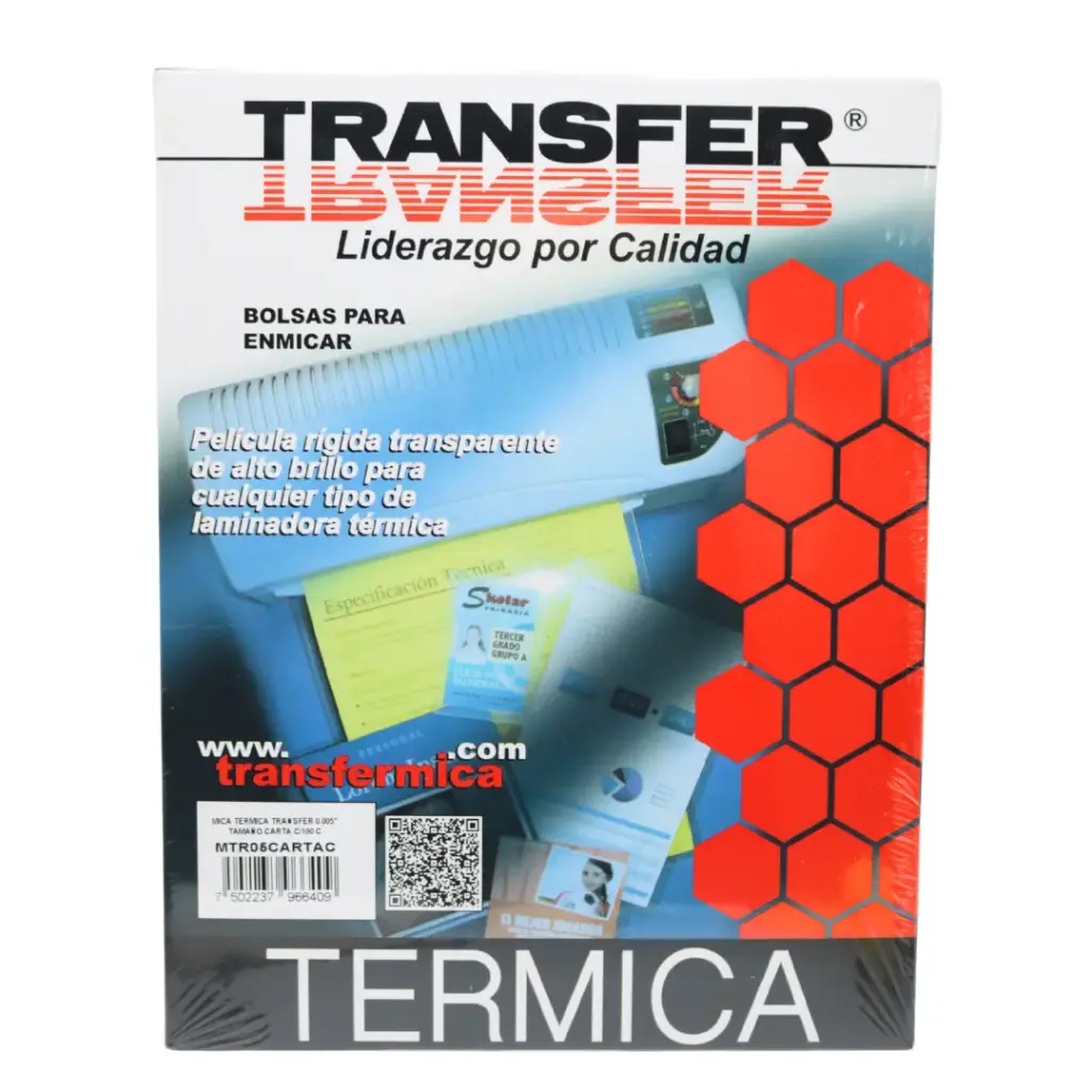 [7502237966409] MICA TERMICA CARTA 5MM TRANSFER