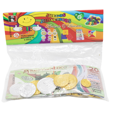 MONEDAS Y BILLETES METALICO DIDACTICA