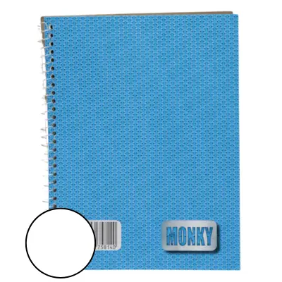 [7503006758140] CUADERNO PROF BLANCO 100H MONKY