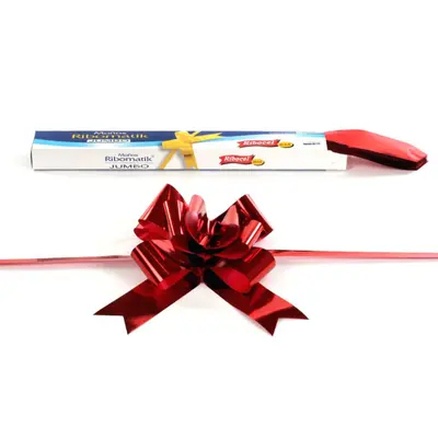 MOÑO RIBOMATIK METALICO JUMBO ROJO C20