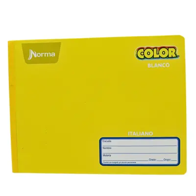CUADERNO ITALIANO COSIDO BLANCO 100H NORMA 360