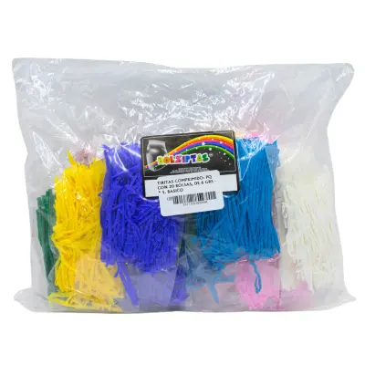 [CHINACOMP] PAPEL CHINA COMPRIMIDO MULTICOLOR C20 BOLZIPTAS