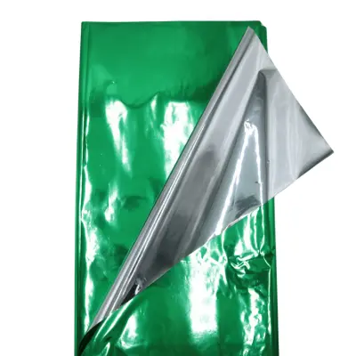 [506288839330] PAPEL REGALO METALICO LISO VERDE NAVIPLASTIC