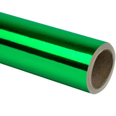 PAPEL REGALO METALICO LISO VERDE NAVIPLASTIC