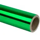 PAPEL REGALO METALICO LISO VERDE NAVIPLASTIC