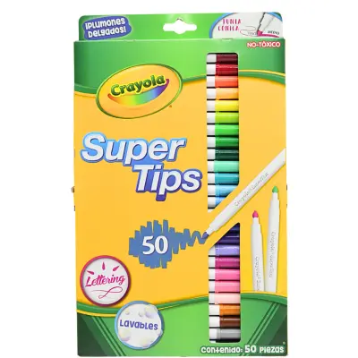 PLUMINES CRAYOLA SUPER TIPS C50