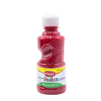 PINTURA LAVABLE DIGITAL ROJO 237ML VINCI