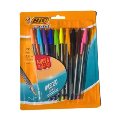 BOLIGRAFO 1.6MM COLORES C10 BIC FASHION INTENSO