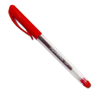 [07164115920] PLUMA GEL PAPERMATE FINO ROJO 2066239