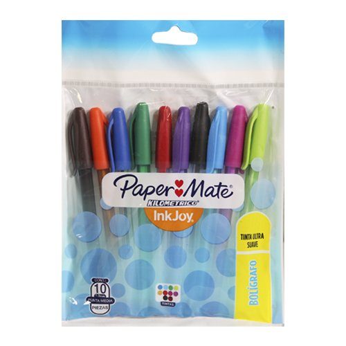 PLUMA PAPERMATE KILOMETRICO 1.0MM SURTIDO C10