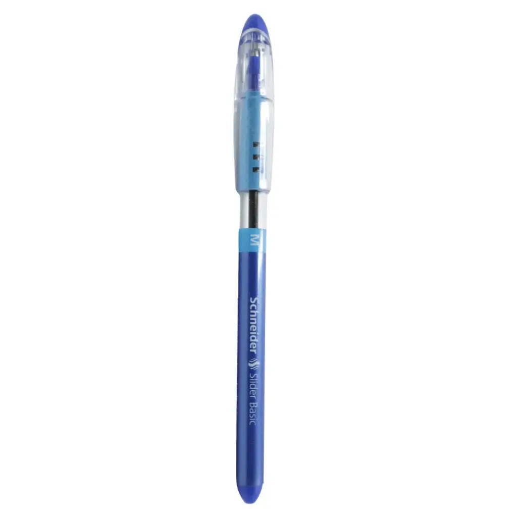 PLUMA SCHNEIDER SLIDER BASIC MED AZUL 151103