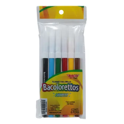 PLUMINES C6 BACO BACOLORETTOS