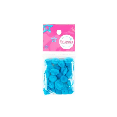 POMPON 13MM AZUL TURQUESA 29 C25