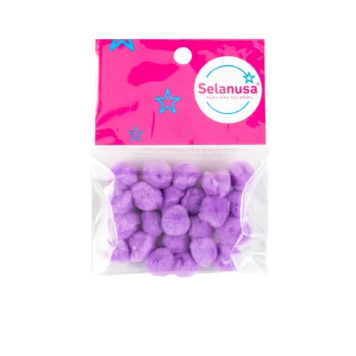 POMPON 13MM LILA 23 C25