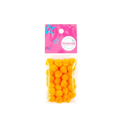 POMPON 13MM NARANJA 05 C25
