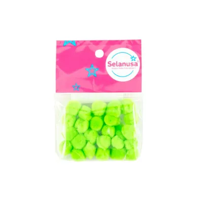 POMPON 13MM VERDE MANZANA 788 C25
