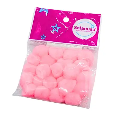 POMPON 18MM ROSA PALIDO 10 C25 PZ