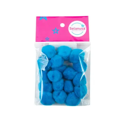 POMPON 25MM AZUL TURQUESA 29 C25