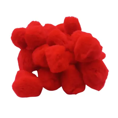 POMPON 25MM ROJO 16 C25