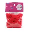 POMPON 25MM ROJO 16 C25