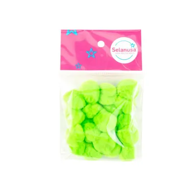 [PPM25VM] POMPON 25MM VERDE MANZANA C25
