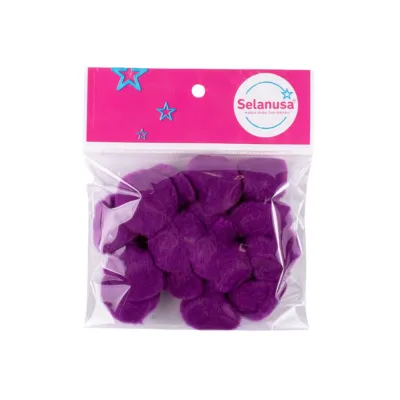 POMPON 38MM MORADO 30 C20
